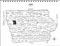 Iowa State Map, Ida County 1983